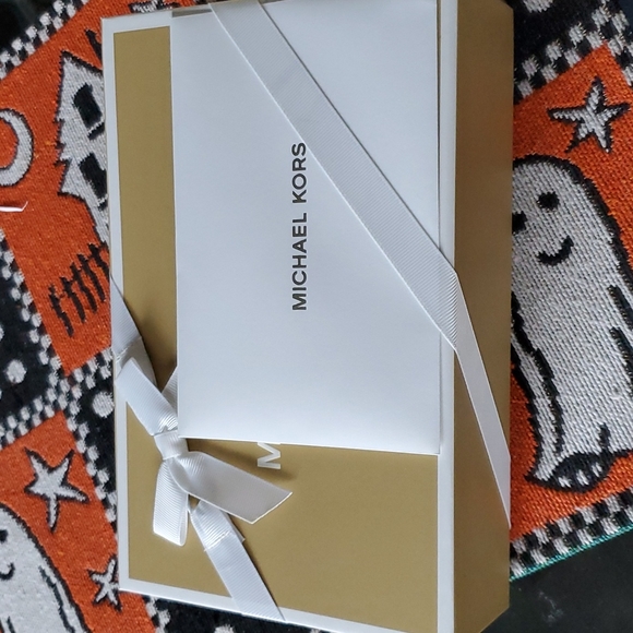 Michael kors Men's money clip box set gorgeous leather silver clip - Picture 7 of 7